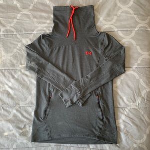 Under Armour Funnel Neck Grey Sweatshirt